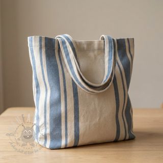 Dekorativno blago Bernadette stripe denim