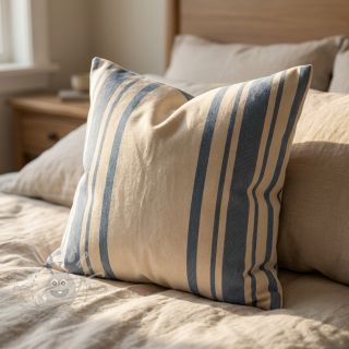 Dekorativno blago Bernadette stripe denim