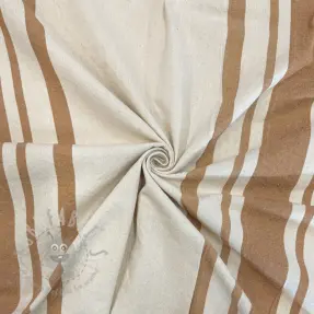 Dekorativno blago Bernadette stripe peanut
