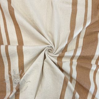 Dekorativno blago Bernadette stripe peanut