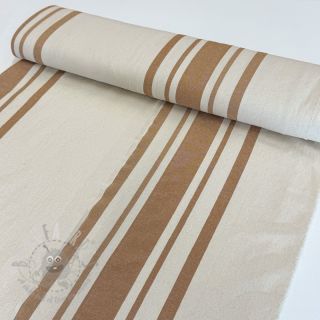 Dekorativno blago Bernadette stripe peanut
