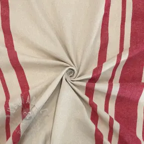 Dekorativno blago Bernadette stripe rouge