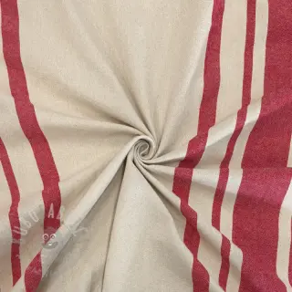 Dekorativno blago Bernadette stripe rouge