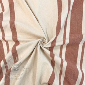 Dekorativno blago Bernadette stripe terracotta