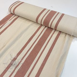 Dekorativno blago Bernadette stripe terracotta