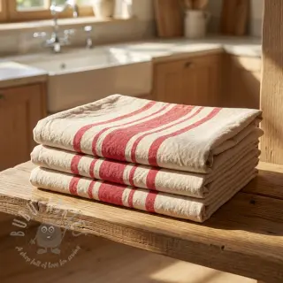Dekorativno blago Bernadette stripe rouge