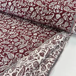Dekorativno blago jacquard Mumbai allover bordeaux