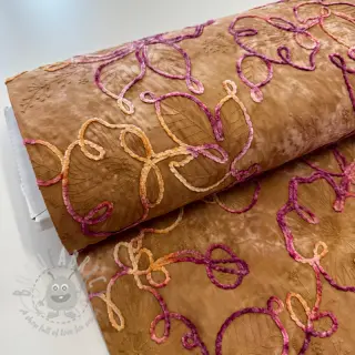 Bombažna tkanina TIE DYE Chenille ela design A