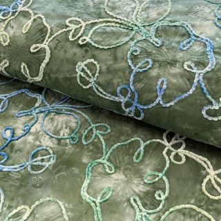 Bombažna tkanina TIE DYE Chenille ela design B