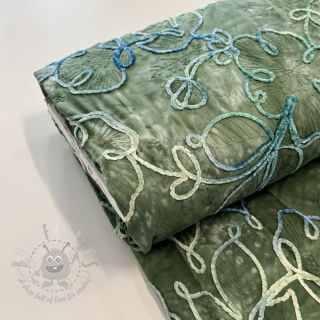 Bombažna tkanina TIE DYE Chenille ela design B