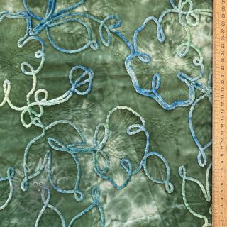 Bombažna tkanina TIE DYE Chenille ela design B