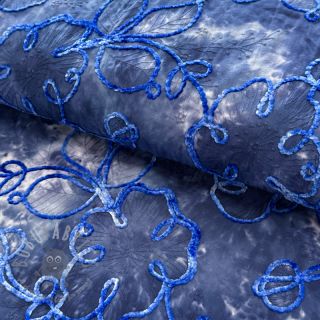 Bombažna tkanina TIE DYE Chenille ela design C