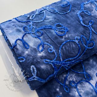 Bombažna tkanina TIE DYE Chenille ela design C