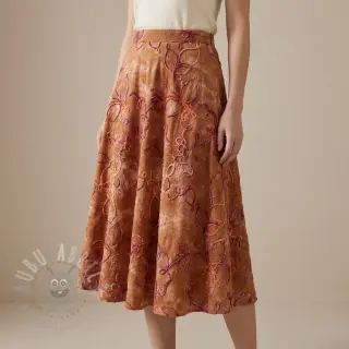 Bombažna tkanina TIE DYE Chenille ela design A