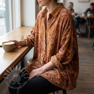 Bombažna tkanina TIE DYE Chenille ela design A