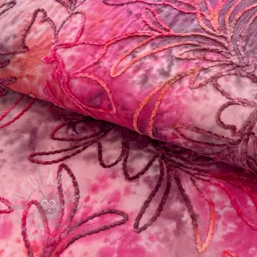 Bombažna tkanina TIE DYE Chenille manon design C