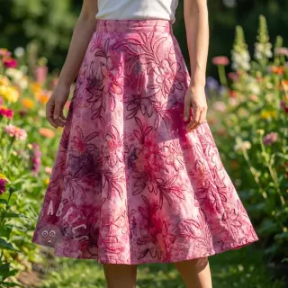 Bombažna tkanina TIE DYE Chenille manon design C