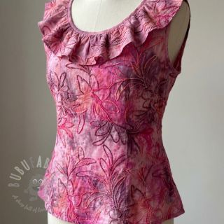 Bombažna tkanina TIE DYE Chenille manon design C