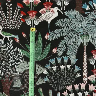 Dekorativno blago jacquard Botanic Paradise Bird
