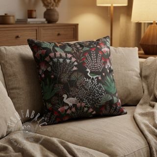 Dekorativno blago jacquard Botanic Paradise Bird