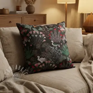 Dekorativno blago jacquard Botanic Paradise Bird