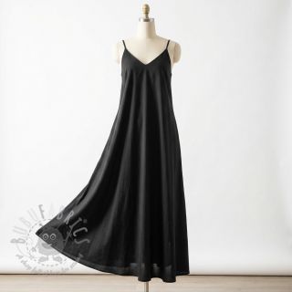 Bombažna tkanina WASHED black