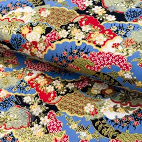 Bombažna tkanina JAPAN collection design A
