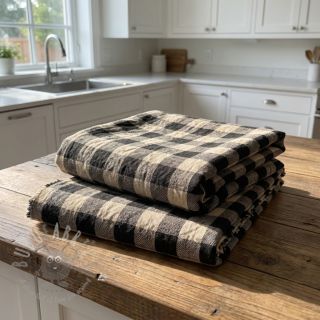 Dekorativno blago Celestin lin noir