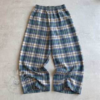 Bombažna tkanina YARN DYED CHECK BRUSHED blue