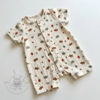 Dvoslojna gaza/muslin Forest animals ORGANIC SIMPLY NATURAL