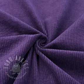 Žamet 6W WASHED STRETCH dark purple