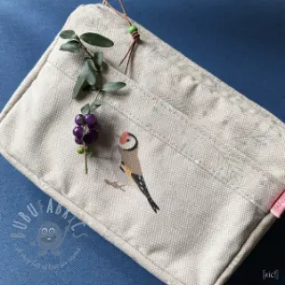 Dekorativno blago Linenlook Tiny Garden Birds