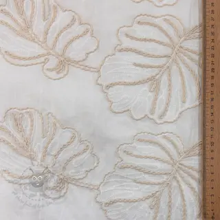 Bombažna tkanina VOILE EMBROIDERY Kady off white