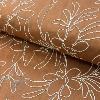 Semiš raztegljiv Tape flower cinnamon