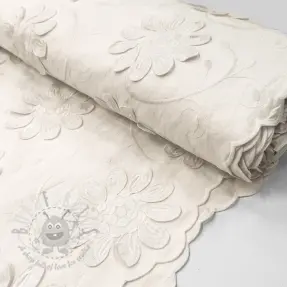 Bombažna tkanina EMBROIDERY Bellagio off white