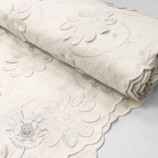 Bombažna tkanina EMBROIDERY Bellagio off white