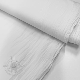 Bombažna tkanina WASHED white