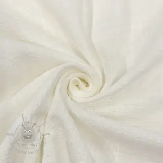 Bombažna tkanina SLUB WASHED off white