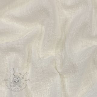 Bombažna tkanina SLUB WASHED off white