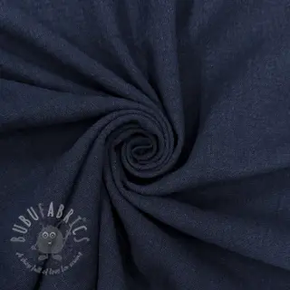 Bombažna tkanina SLUB WASHED navy
