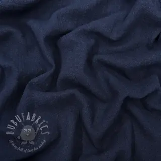 Bombažna tkanina SLUB WASHED navy
