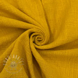 Bombažna tkanina SLUB WASHED ochre