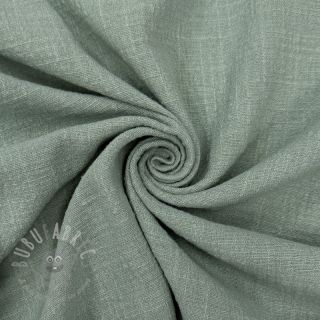 Bombažna tkanina SLUB WASHED old green