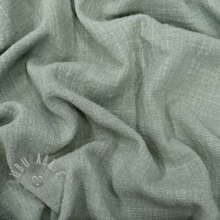 Bombažna tkanina SLUB WASHED old green
