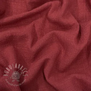 Bombažna tkanina SLUB WASHED wine red