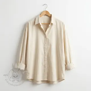 Bombažna tkanina WASHED beige