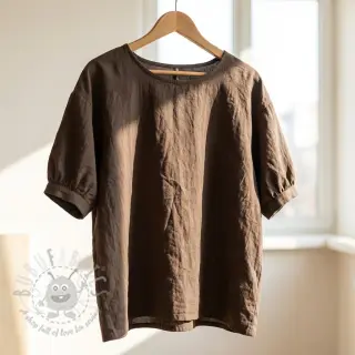 Bombažna tkanina WASHED taupe