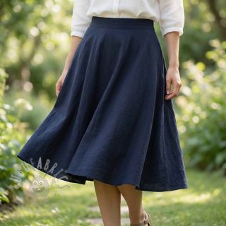 Bombažna tkanina WASHED navy