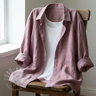 Bombažna tkanina SLUB WASHED lavender