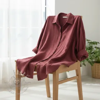 Bombažna tkanina SLUB WASHED wine red